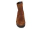 Gabor enkelklaars op sleehak in cognac suede