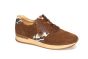 Gabor sneaker in cognac suede