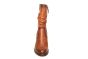 Tamaris 3/4 laars in cognac leer met plooi schacht