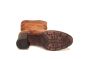 Tamaris 3/4 laars in cognac leer met plooi schacht