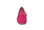Tamaris moccasin in fuchsia suede met goud