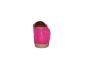 Tamaris moccasin in fuchsia suede met goud
