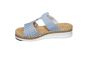 Rieker slipper in blauw met klitteband