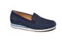 Gabor moccasin in Blauw nubuck