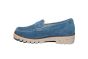 Waldlaufer moccasin in licht blauw suede H leest