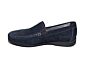 Sioux moccasin in blauw suede