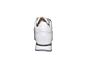 DL-Sport Sneaker in wit leer met rits