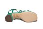 Tamaris sandaal in groen bandjes 50 mm blokhak