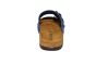 Rohde breede 2 band slipper in blauw nubuck