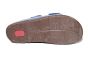 Rohde breede 2 band slipper in blauw nubuck