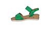 Gabor sandaal in groen op klein sleehakje