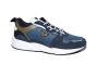 PME legend Sneaker in blauw suede stof combi