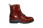 Piedi Nudi Bikerboot in cognac lak leer