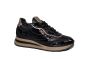 Piedi Nudi sneaker in zwart leer lak combi