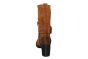 Tamaris enkelboot in cognac suede 3/4 schacht