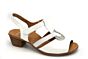 Ara sandaal op een hakje in wit