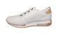 Remonte Sneaker in offwhite met goud accenten