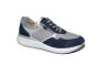 Sioux sneaker in blauw suede combi sportief