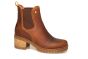 Panama Jack enkelboot op hak in cognac