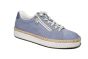 Rieker sneaker in blauw met rits kuipzool randje