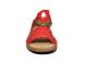 Rieker slipper in rood met klitteband