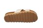 Reef 2 band Slipper in biege off white dikke zool