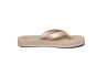 Reef teenslipper in goud beige combi zacht