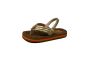 Reef Teenslipper goud wild print met elastiek Kids