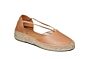 Toni Pons Espadrilles in cognac leer dichte hiel