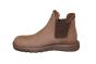 Hey Dude chelsea boot in bruin leer