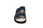 Fidelio slipper in blauw met 2 banden