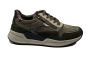 Gabor sneaker in grijs groen suede combi