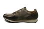 Gabor sneaker in taupe brons combi gouden ringen