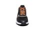 Gabor Rollingsoft Sneaker in zwart met cognac leer