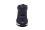 Ara veterboot in blauw leer met witte zool