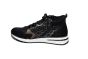 Remonte hightop Sneaker in zwart met print en rtis