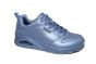 Skechers sneaker in blauw metalic UNO