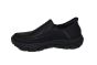 Skechers instapper in zwart leer Slip in