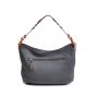 Berba dames Hobo tas in blauw leer