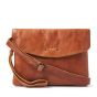 De Rooy Amsterdam schoudertas clutch in cognac
