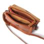 De Rooy Amsterdam schoudertas clutch in cognac