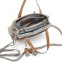 Berba dames Schoudertas in Dust leer